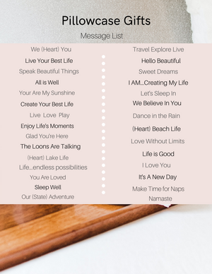 Create Your Best Life - Pillowcase with a Message