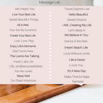 Hello Beautiful - Pillowcase with a Message