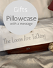 The Loons Are Talking - Pillowcase with a Message