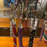 Key Rings | Accent ID Charms | Glass Beaded Designs | many colors